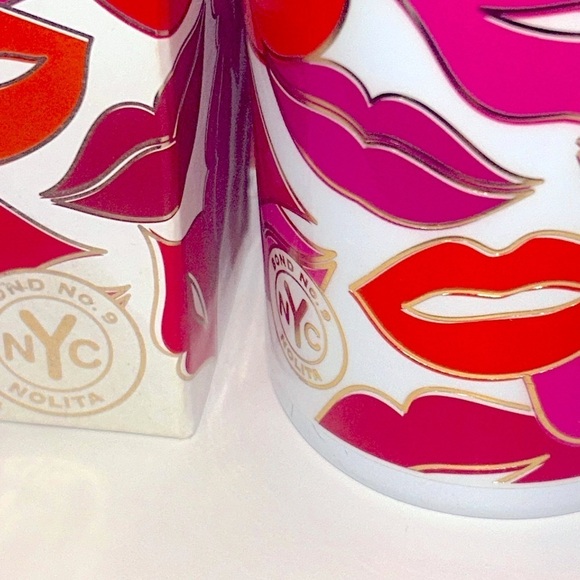 Bond No. 9 Nolita Candle Pink Lips Gift Box Ceramic Jar Empty Collectible Set - Picture 2 of 14
